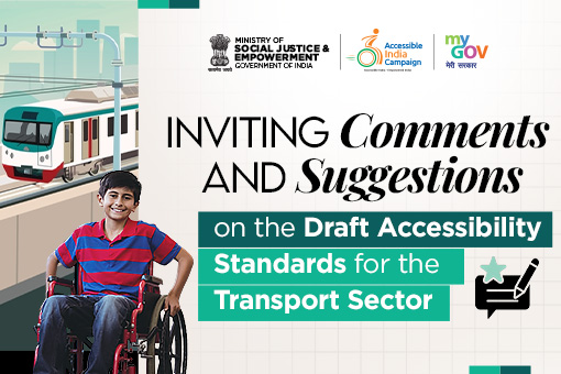 Inviting comments and suggestions on the Draft Accessibility Standards for the Transport & Mobility Sector