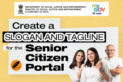 Create a Slogan and Tagline for the Senior Citizen Portal