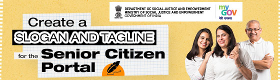 Create a Slogan and Tagline for the Senior Citizen Portal