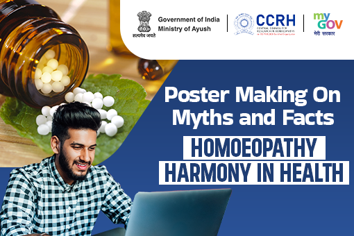 POSTER MAKING ON MYTHS AND FACTS - HOMOEOPATHY HARMONY IN HEALTH