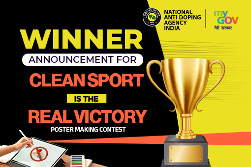 Winner Announcement for Clean Sport is the Real Victory – Poster Making Contest Winner Announcement for Clean Sport is the Real Victory – Poster Making Contest