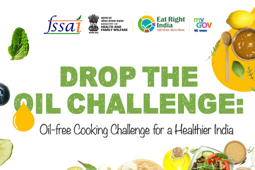 Drop the Oil Challenge Oil free Cooking Challenge for a Healthier India