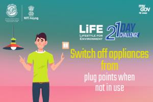 Day 6 - Switch off appliances from plug points when not in use