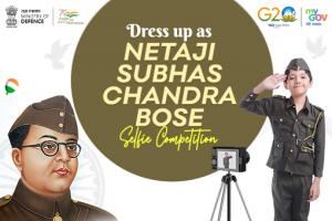 Dress Up as Subhas Chandra Bose - Selfie Competition