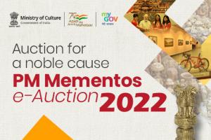 Auction for a noble cause - PM Mementos E-auction 2022