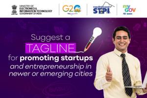 Suggest a Tagline for promoting startups and entrepreneurship in newer or emerging cities