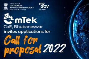 Emtek CoE, Bhubaneswar invites applications for Call for proposal 2022