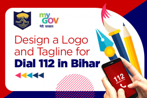 Design a Logo and Tagline for Dial 112 in Bihar
