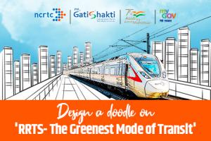 Design a Doodle that represents RRTS - The Greenest Mode of Transit