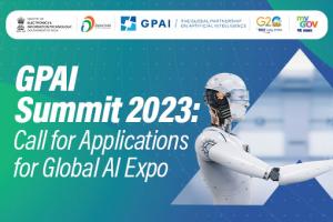 GPAI Summit 2023: Call for Applications for Global AI Expo