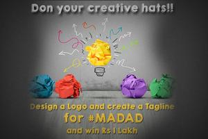 Design a Logo and Create a Tagline for MADAD - A 'Good Governance' initiative of the Government of India