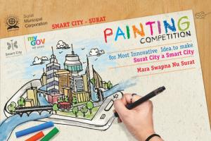 Painting/ Graffiti Competition for Most Innovative Idea to make Surat City a Smart City