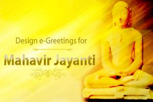 Design E-Greetings for Mahavira Jayanti 2016