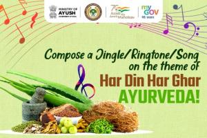 Compose a jingle/ringtone/song on Har Din Har Ghar Ayurveda