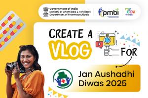 Create a Vlog for Jan Aushadhi Diwas 2025