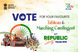 Vote for your Favourite Tableau and Marching Contingent at Republic Day Parade 2026