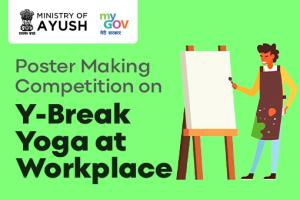 Poster Making Competition on Y Break Yoga at Workplace