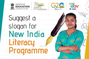 Suggest a Slogan for New India Literacy Programme