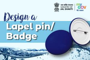 Design a Lapel pin/Badge for Swachh Sujal Shakti Sammaan 
