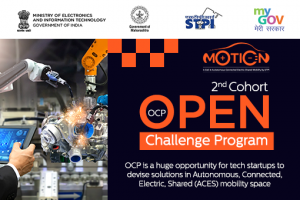 MOTION- An STPI CoE in Autonomous Connected Electric Shared (ACES) Mobility launches Open Challenge Program (OCP) for 2nd Cohort