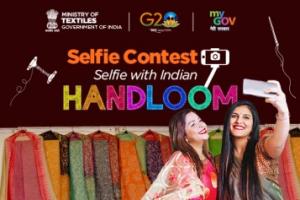Selfie Contest  Selfie with Indian Handloom