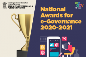 Inviting Nominations for National Awards for e-Governance 2020-21