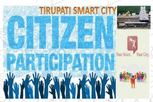 Feedback on Area Based Development & Pan-City Smart Solutions proposed for Tirupati Smart City (Draft Smart City Proposal) Feedback on Area Based Development & Pan-City Smart Solutions proposed for Tirupati Smart City (Draft Smart City Proposal)