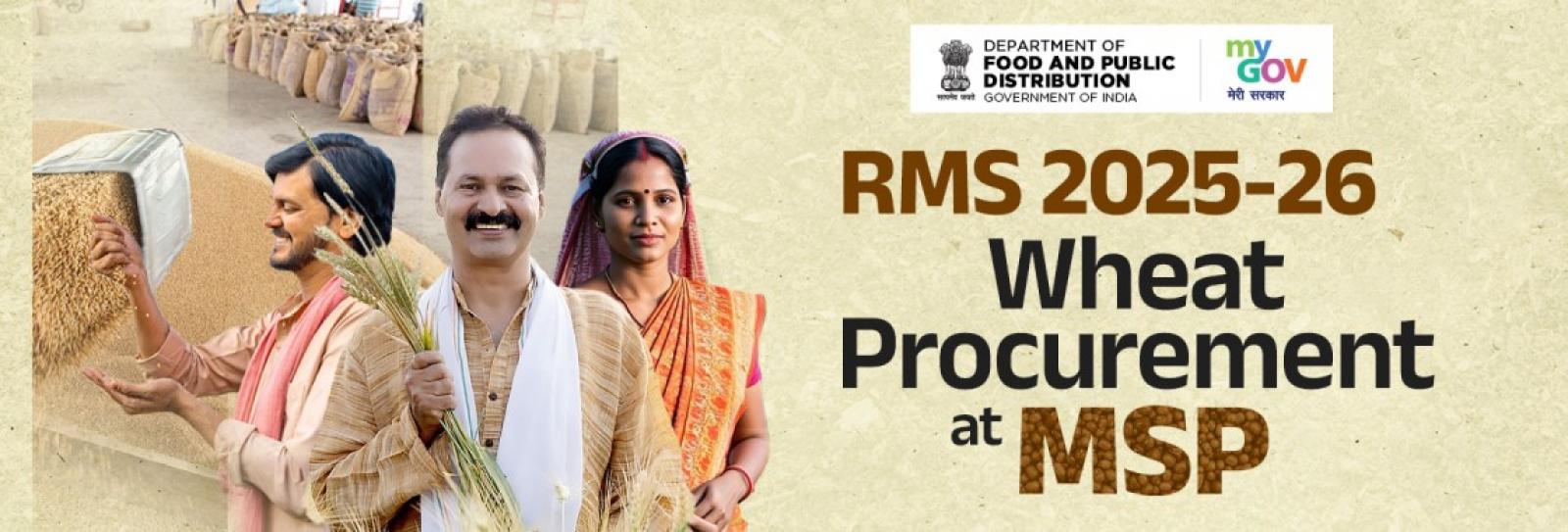 RMS 2025-26 Wheat Procurement at MSP