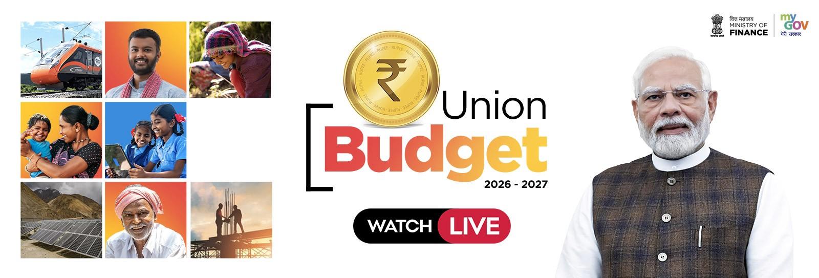 Watch Live Union Budget 2026-27